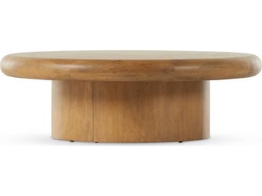 Four Hands Bolton Zach 48" Round Burnished Parawood Veneer Coffee Table FS237724001