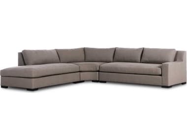 Four Hands Atelier 173" Wide Brown Fabric Upholstered Sectional Sofa FS237726002