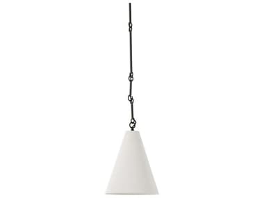 Four Hands Hutton Grazia Matte White Plaster Mini Pendant FS237757005