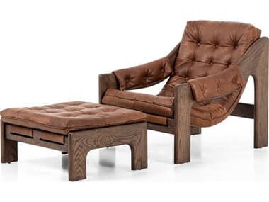 Four Hands Kensington Chair and Ottoman Set FS237803001