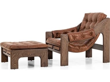 Four Hands Kensington Chair and Ottoman Set FS237803001