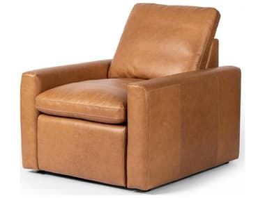 Four Hands Norwood Tillery Sonoma Butterscotch Leather Power Recliner Accent Chair FS237939002