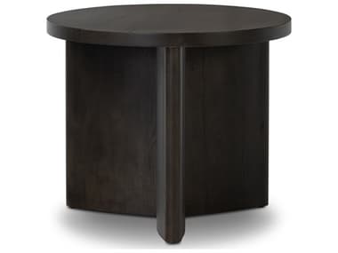 Four Hands Bina Toli Smoked Black Veneer End Table FS238511002