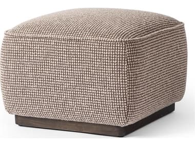 Four Hands Westgate Sinclair Barrow Taupe Upholstered Square Ottoman FS238547009