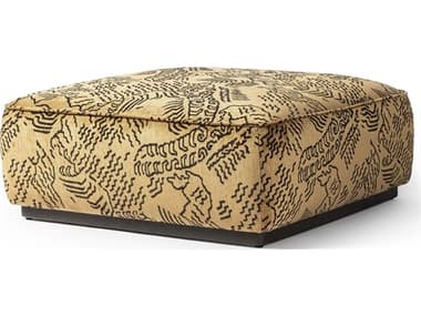 Four Hands Westgate Sinclair Balkan Ochre Upholstered Square Ottoman FS238548013