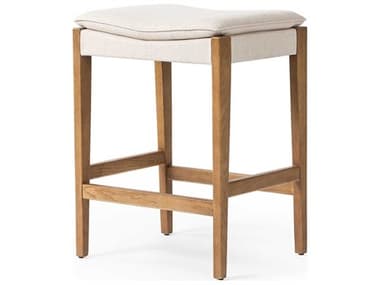 Four Hands Ashford Aya Upholstered Oak Wood Counter Stool FS238907002