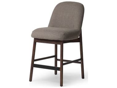 Four Hands Allston Sora Gibson Mink Upholstered Ash Wood Armless Counter Stool FS239492006