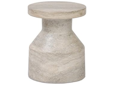 Four Hands Chandler Odeon Textured Sandy Grey End Table FS240055002