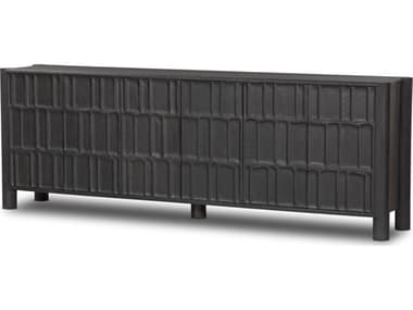 Four Hands Aiden Ezri Black Oak Wood Sideboard FS240888002