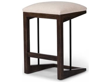 Four Hands Westgate Fabric Upholstered Oak Wood Counter Stool FS241011002