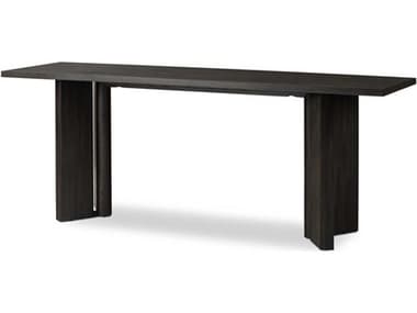 Four Hands Haiden 78" Rectangular Wood Smoked Black Veneer Console Table FS241303001