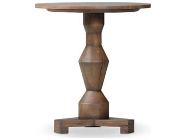 Four Hands Harmon Rivi Round Wood End Table FS241391001