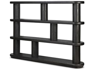 Four Hands Bolton Luciana Ebony Oak Veneer Bookcase FS241453002