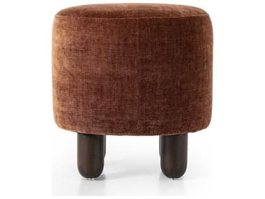 Four Hands Kensington Zena Brown Upholstered Ottoman FS241633007