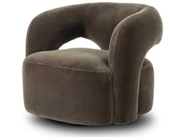 Luxecor Globetrotter Mazie Swivel Green Accent Chair LXCGLB31246