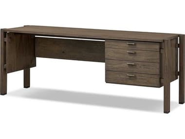 Four Hands Bina Marcela Brown Oak Wood Writing Desk FS242280002