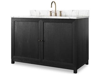 Four Hands Millie Single Wide Vanity - Satin Drifted Black Veneer FS242423001