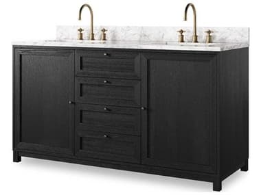 Four Hands Millie Double Vanity - Satin Drifted Black Veneer FS242425001