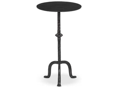 Luxecor Globetrotter Jocelyn Round Metal End Table LXCGLB31247