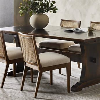 Four Hands Belfast Solid Wood Dining Room Set FSBELFASTDINSET2