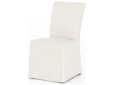 Four Hands Ashford Vista Birch Wood Beige Fabric Upholstered Side Dining Chair FSCASH69C084P