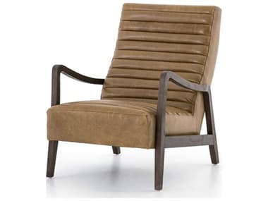 Four Hands Kensington Chance 27" Brown Leather Accent Chair FSCKEN1124708