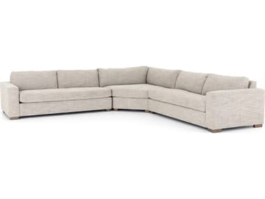Four Hands Kensington Boone 3 - Piece 138" Wide Gray Fabric Upholstered Sectional Sofa FSCKEN29964829PS1