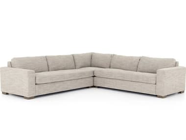 Four Hands Kensington Boone 3 - Piece 118" Wide Gray Fabric Upholstered Sectional Sofa FSCKEN29964829PS2