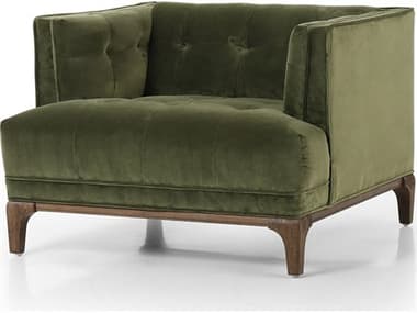 Four Hands Kensington Dylan Green Velvet Accent Chair FSCKEN52C557