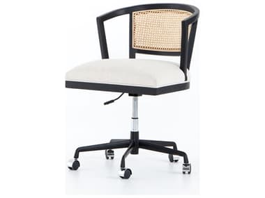 Four Hands Townsend Black Upholstered Adjustable Computer Office Chair FS101047006