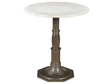 Four Hands Rockwell Lucy 24" Round Marble End Table FSIRCK048CBW