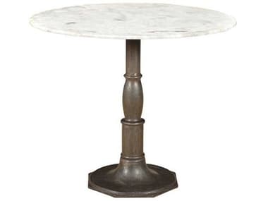 Four Hands Rockwell Lucy 36" Round Marble Dining Table FSIRCK049CBW