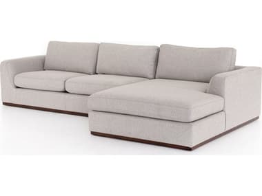 Four Hands Centrale Colt 2 - Piece 129" Wide Gray Fabric Upholstered Sectional Sofa FSUCEN01102789S3
