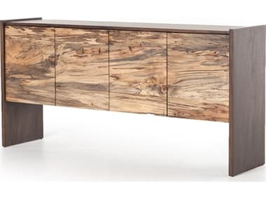Four Hands Wesson Isla 65'' Chocolate Saman Spalted Primavera Sideboard FSUWES109