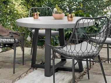 Four Hands Constantine Cyrus Round Stone Dining Table FSVCNSF006A
