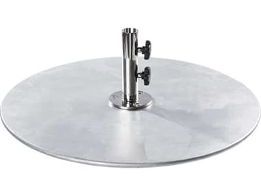 Frankford Galvanized Steel 30'' Wide Round 100lbs Stackable Plate FU30G