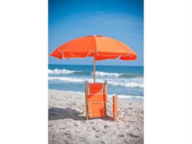 Frankford Umbrellas Oak Wood Beach Chairs Sling Lounge Set FUBEACHCHAIRSET6