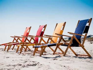 Frankford Umbrellas Oak Wood Beach Chairs Sling Lounge Set FUFC101SET