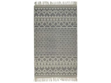 Feizy Rugs Phoenix Gray / Ivory Rectangular Area Rug FZ0809FGRAYIVORY
