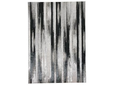 Feizy Rugs Micah Abstract Area Rug FZ3338FBLACKSILVER