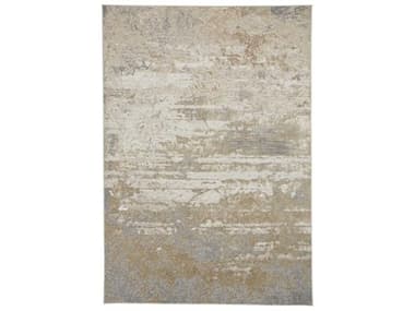 Feizy Rugs Aura Beige / Gold Rectangular Area Rug FZ3567FBEIGEGOLD