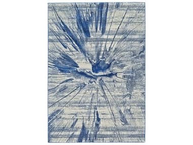 Feizy Rugs Brixton Abstract Area Rug FZ3601FCOBALT