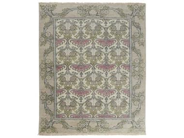 Feizy Rugs Beall Gray / Pink Rectangular Area Rug FZ6714FGRAYPINK