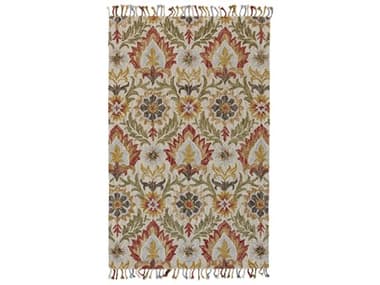 Feizy Rugs Abelia Floral Area Rug FZ8675FGOLDENOLIVE