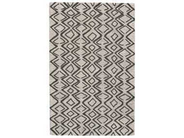 Feizy Rugs Enzo Charcoal / Taupe Rectangular Area Rug Rug FZ8733FCHARCOALTAUPE