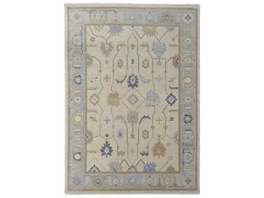 Feizy Rugs Karina Bordered Area Rug FZ90969G6FBGEBLU