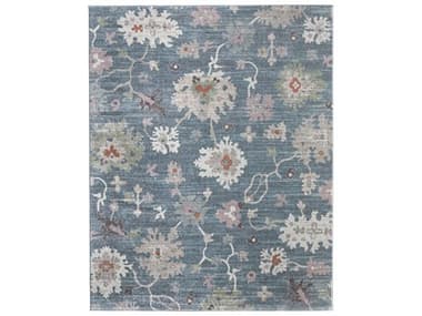 Feizy Rugs Dartmouth Floral Area Rug FZDRT39QMFBLUMLTF01