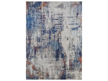 Feizy Rugs Edgemont Abstract Area Rug FZEDG39IRFIVORYBLUE