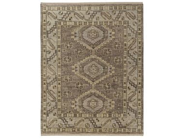Feizy Rugs Fillmore Bordered Area Rug FZFIL6943FBROWNGRAY