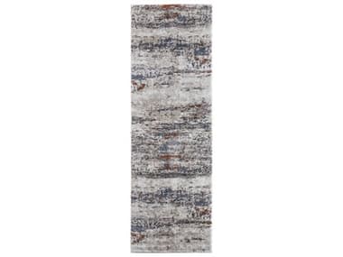 Feizy Rugs Gilmore Abstract Runner Area Rug FZGIL39MLFIVYBLUI6A